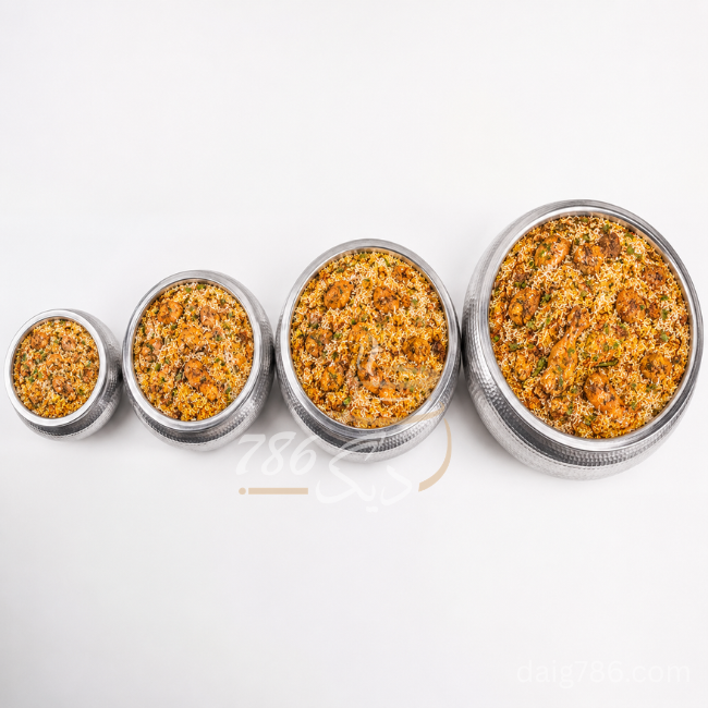 Daig Price in Islamabad serving size guide comparing different catering daig capacities